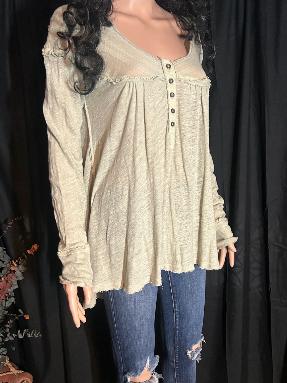 FREE PEOPLE PEASANT TOP M